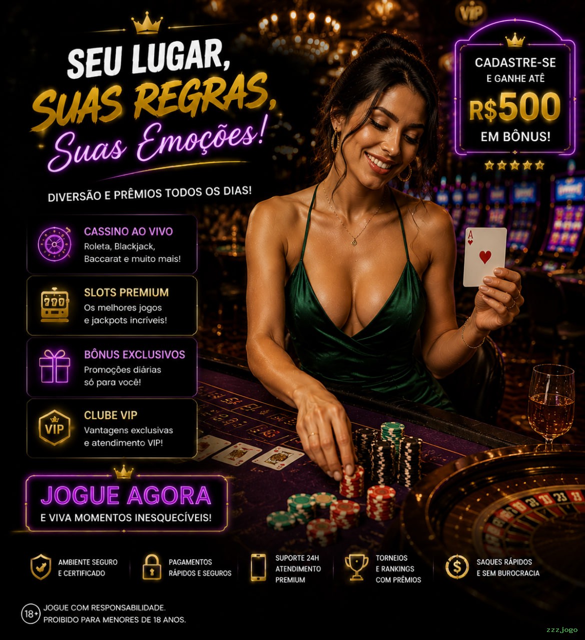 Cadastro rápido e seguro na zzzjogo